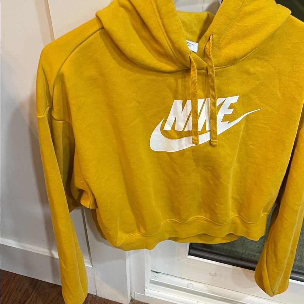 Nike Women's Mustard Hoodie Sweater